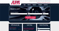 Desktop Screenshot of apaservices.net